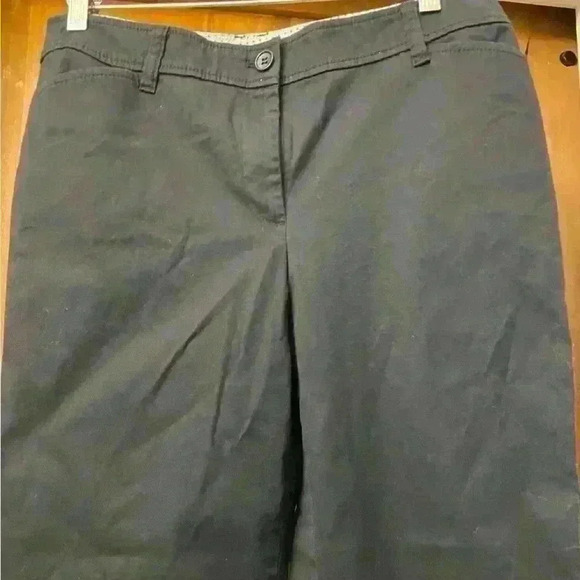Talbots Woman’s Perfect Crop Pants -Black Size 6 - Picture 1 of 6